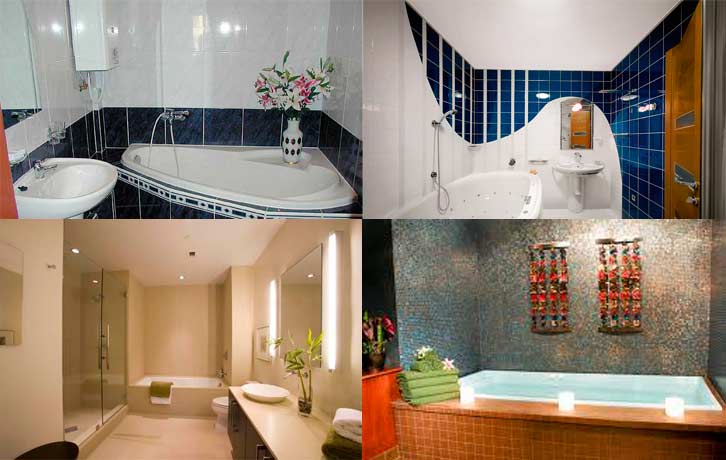Дизайн-проект интерьера ванной комнаты. Фото