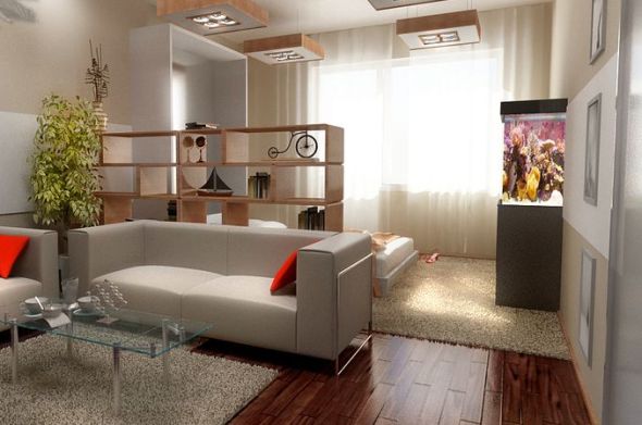 Готовые дизайн проекты 1 комнатных квартир